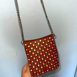 Small brown crossbody bag